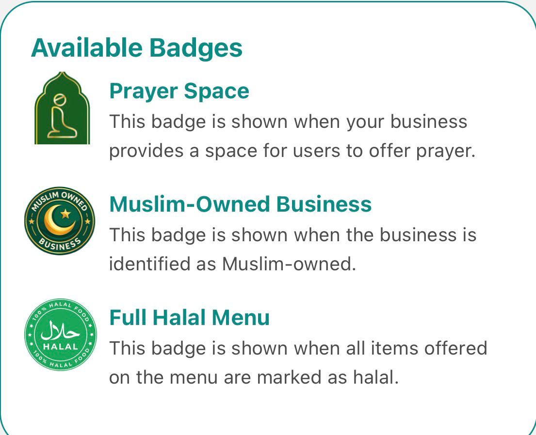 Halal-Friendly Details